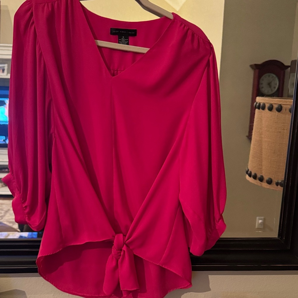 Hot pink blouse